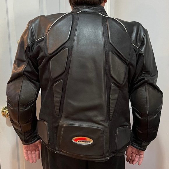 GERICKE MOTORCYCLE LEATHER JACKET.  EASY RIDER - Picture 4 of 4